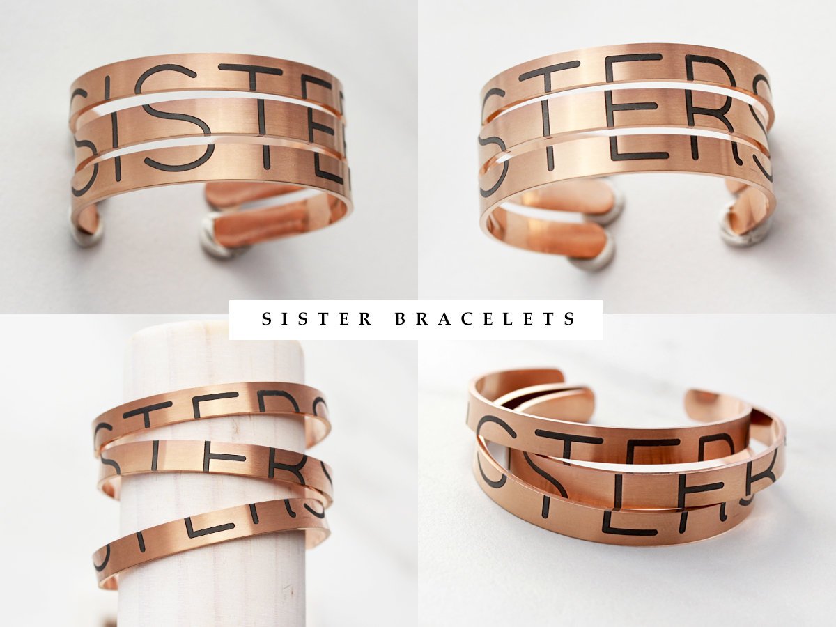 Eigso Sister Bracelets Set of 2 3 4 Big Sister Mid Sister Lil Sister  Bracelet Sister Jewelry Set Sister Gifts, 5 inch, Metal, not known : Buy  Online at Best Price in